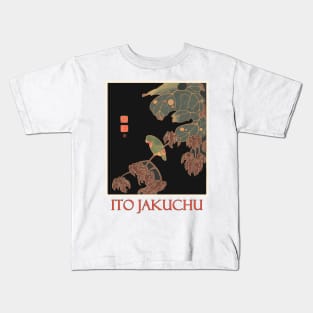 The Paroquet by Ito Jakuchu Kids T-Shirt